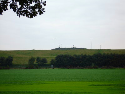 Skibaan op afvalberg Uden